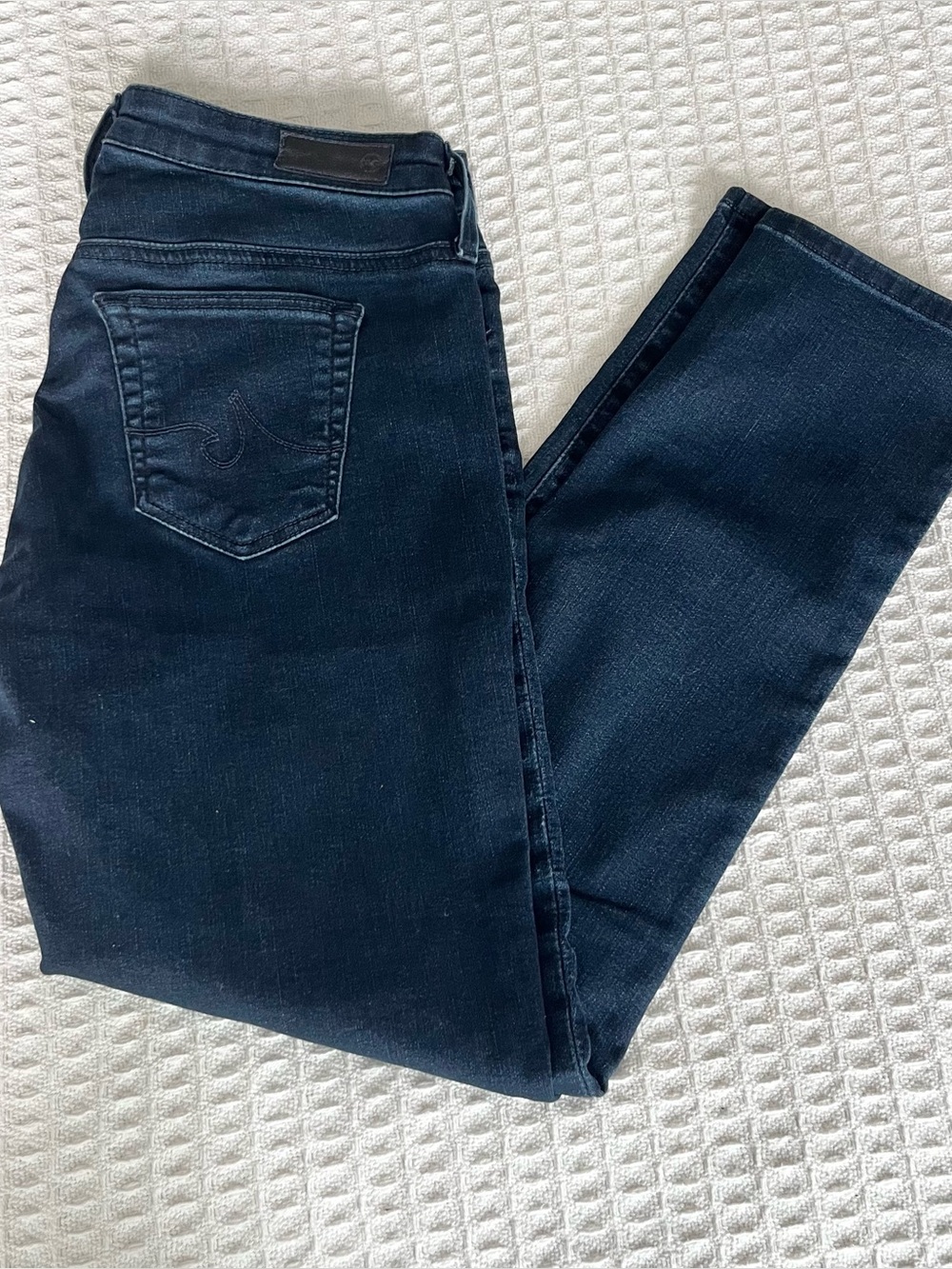 AG Adriano Goldschmied the stilt crop jeans dark wash size 25